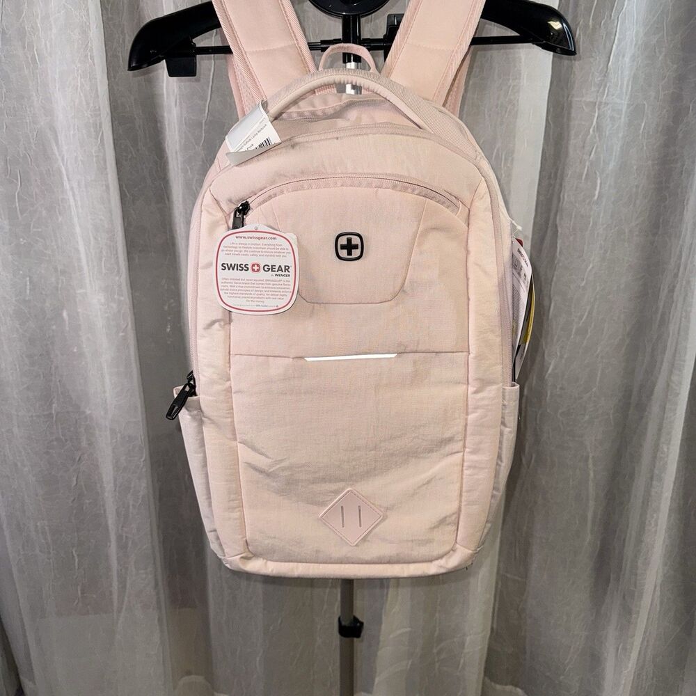 SwissGear Campus Laptop Backpack Crystal Pink 16” Laptop Bag NWT